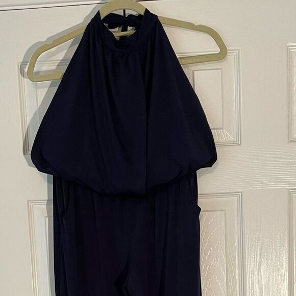 Ripley Rader Navy Backless Halter Jumpsuit Size 2 (Small) - Picture 9 of 10